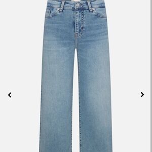 Frame Le Slim Palazzo Denim Light Blue Flare Jeans
